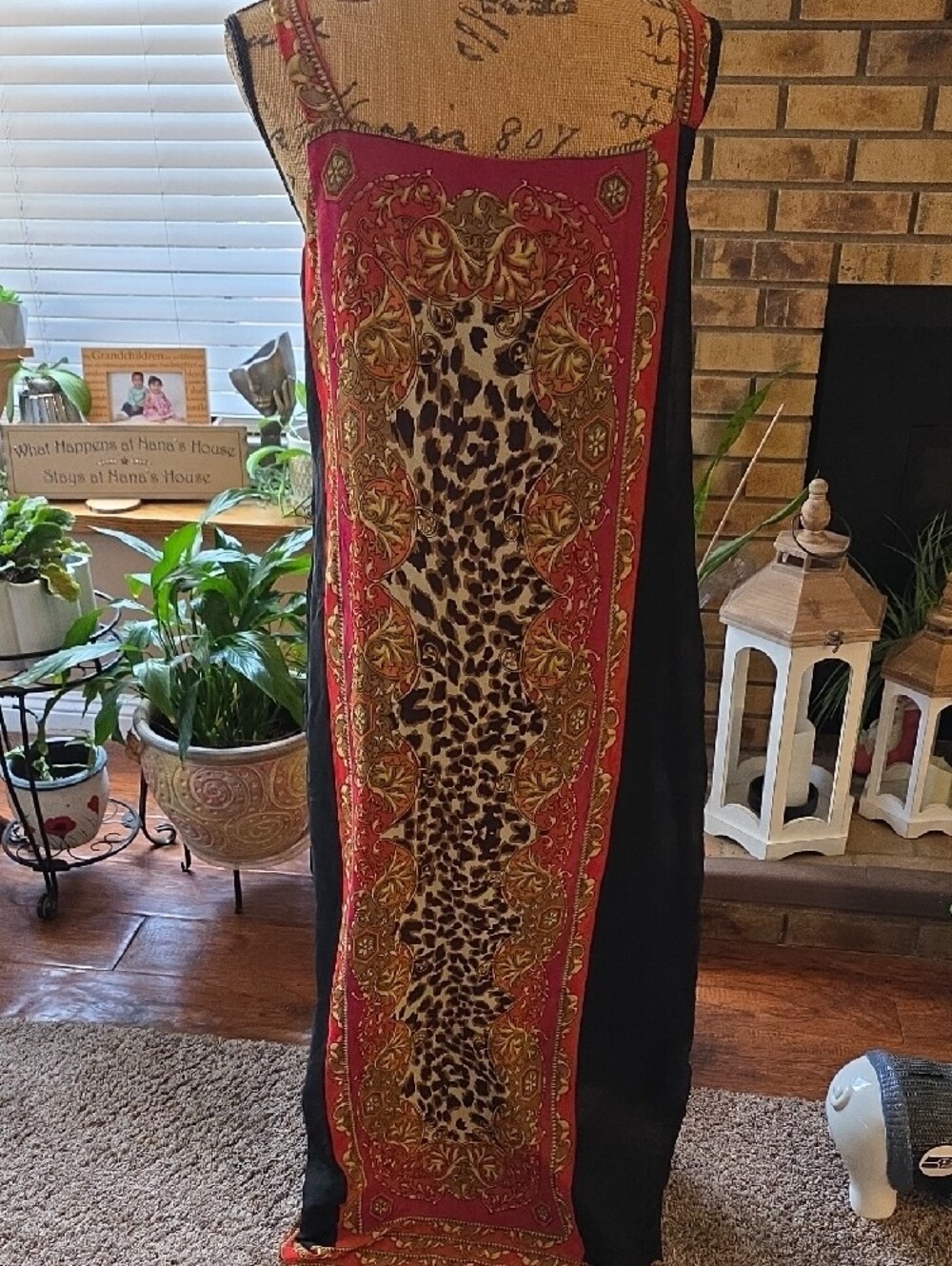 Amanda Lane Black Free with Leopard Print - Picture 5 of 9